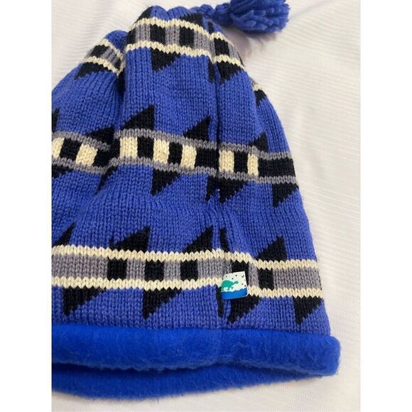 Turtle Fur VTG Aztec Knit Wool Beanie Hat - Picture 5 of 6